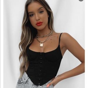 Stay young bustier top seen on khloe